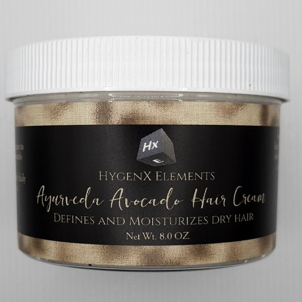 HygenX Elements Ayurveda Avocado Hair Cream - 8 Ounces